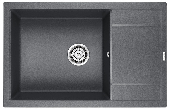 Кухонная мойка Paulmark FLUGEN 60 PM317850-DG 78х50 цвет графит